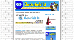 Desktop Screenshot of chesterfield1st.co.uk