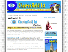 Tablet Screenshot of chesterfield1st.co.uk